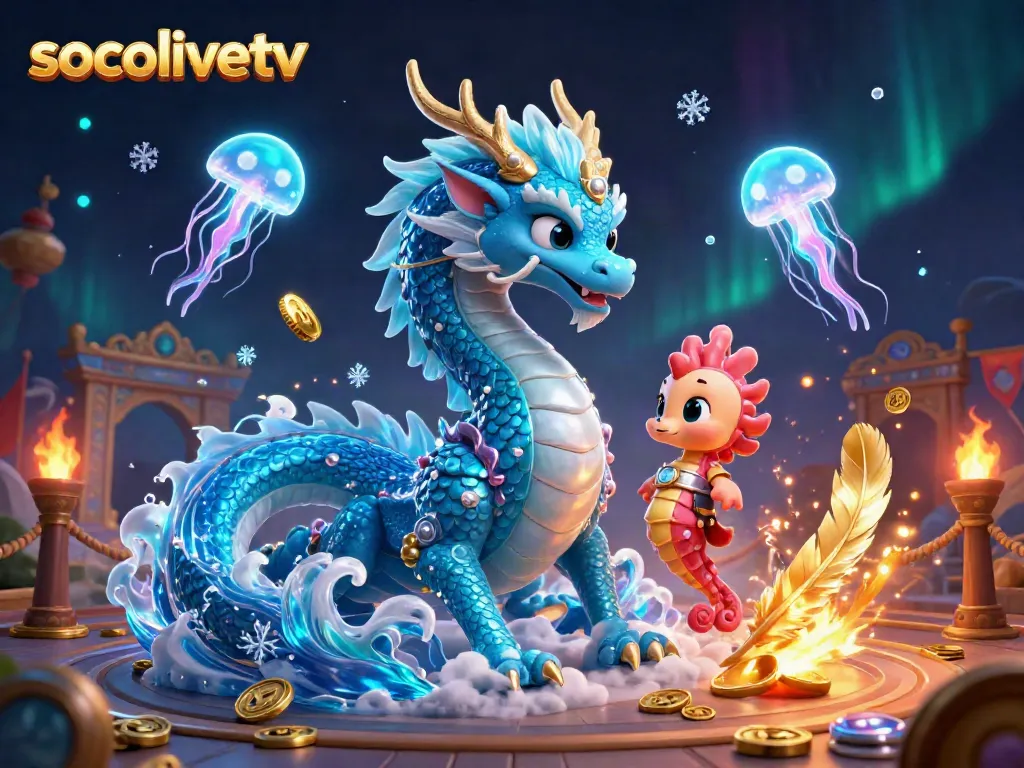 Experience thrilling moments with socolivetv as vibrant marine characters engage in an underwater betting adventure.