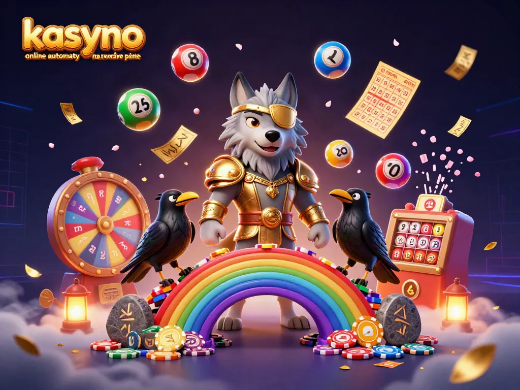 Experience thrilling kasyno online automaty na prawdziwe pieniądze with Odin and his ravens amidst a vibrant casino scene.
