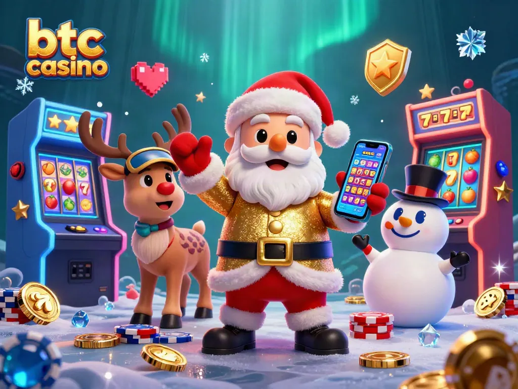Experience the fun of btc casino with Santa and friends in a festive gaming adventure