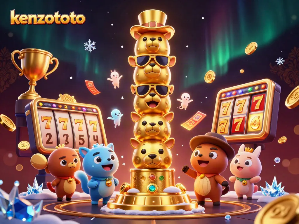 Engage with kenzototo’s dynamic gaming experience through exciting illustrations of online slots.