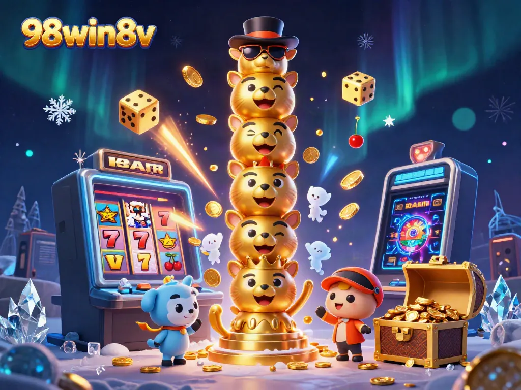 Spin the reels and win big with 98win8v at this vibrant online casino extravaganza.