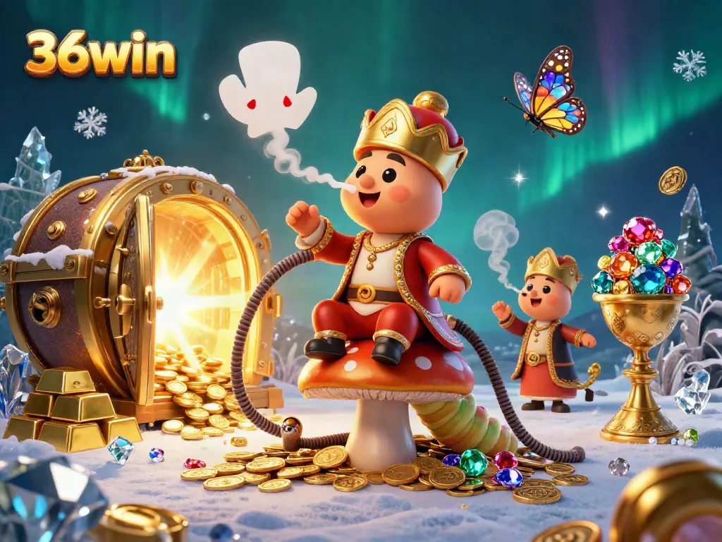 Engage with the vibrant world of 36win, where a 3D caterpillar hookah-master brings life to online casino gaming.