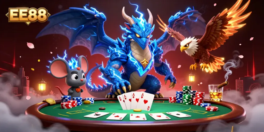 EE88 delights players with lightning-themed casino fun, featuring dynamic characters and engaging poker elements.