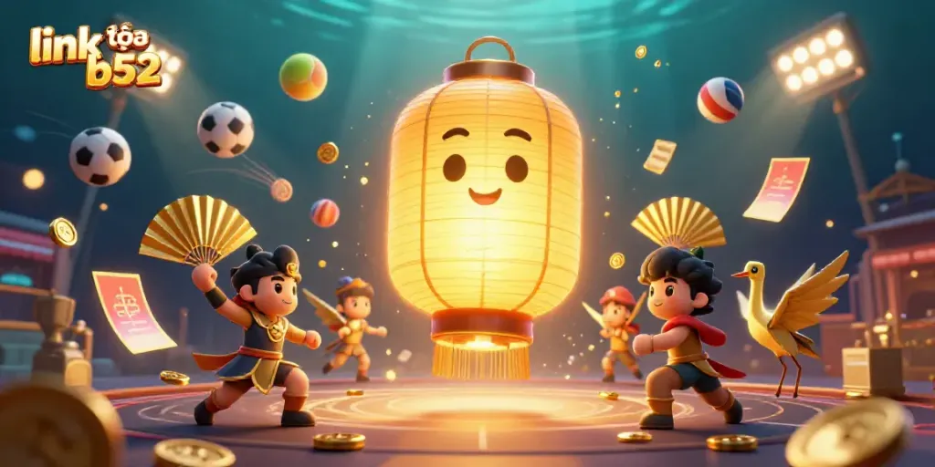 Experience the thrilling action at link vào b52 with vibrant symbols and animated game elements.