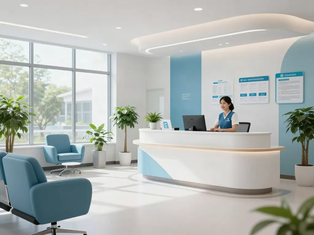 toto togel services in a modern healthcare facility, promoting patient care and wellness