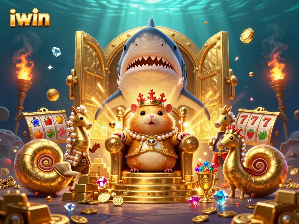 Uncover thrilling action at iwin with the hamster king, treasure, and vibrant casino elements.