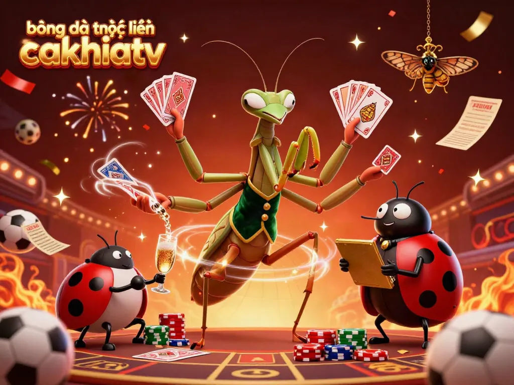 Experience thrilling sports betting action with bóng đá trực tuyến cakhiatv and vibrant casino illustrations.