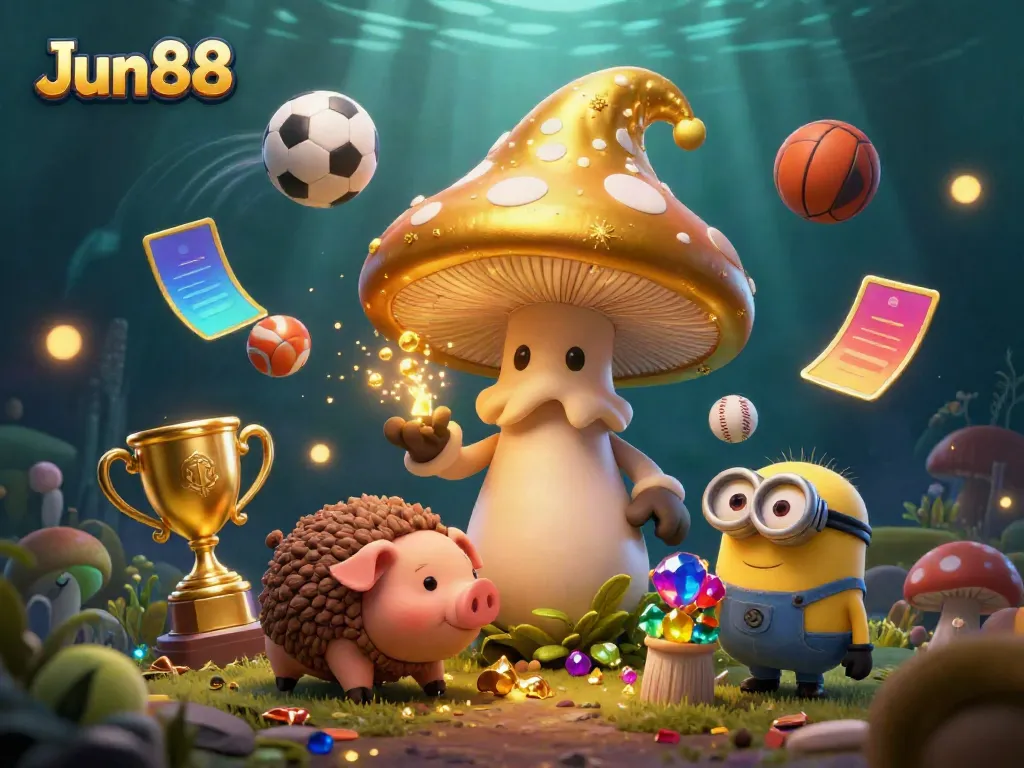 Experience the magic of winning with Jun88's vibrant casino adventure full of golden treasures and exciting sports.