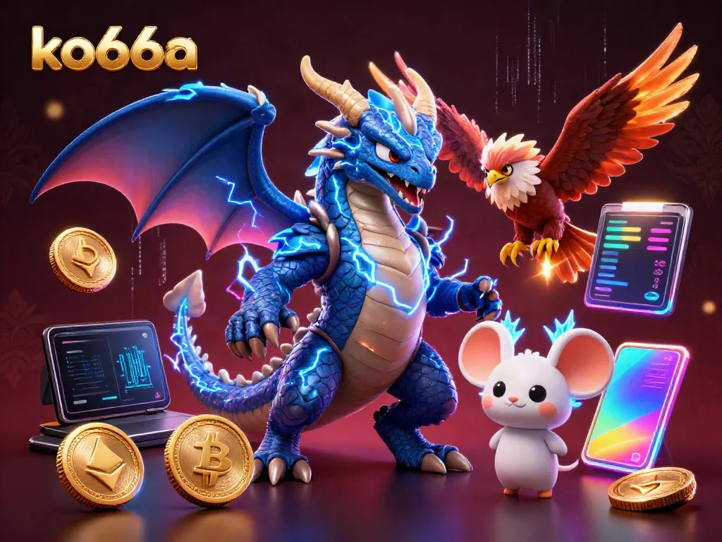 Experience thrilling gaming at ko66a with dynamic 3D characters and engaging elements.