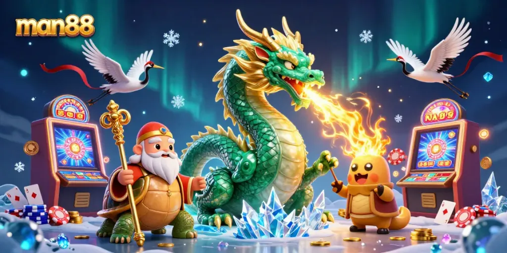 Experience exhilarating gameplay with man88's dynamic slot machines and captivating casino elements.