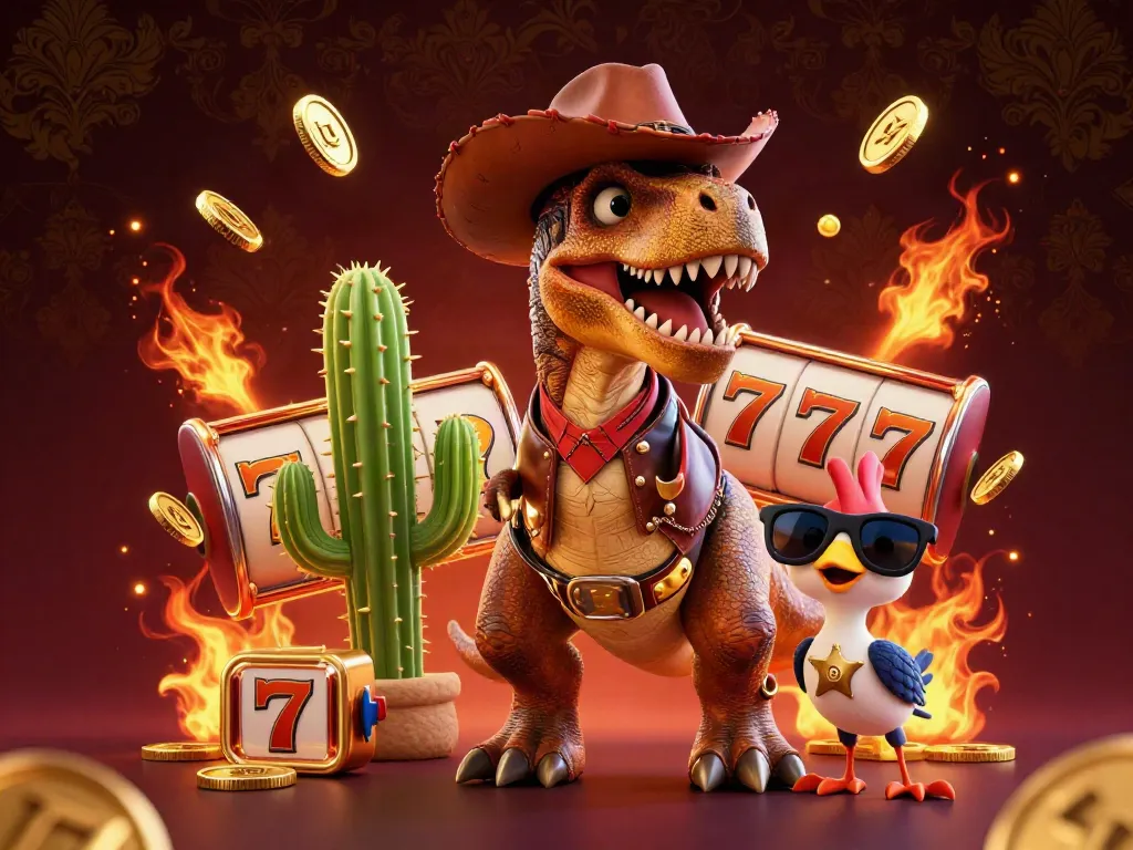 Experience the thrilling world of NOHU slot games with vibrant characters surrounded by dynamic casino elements.