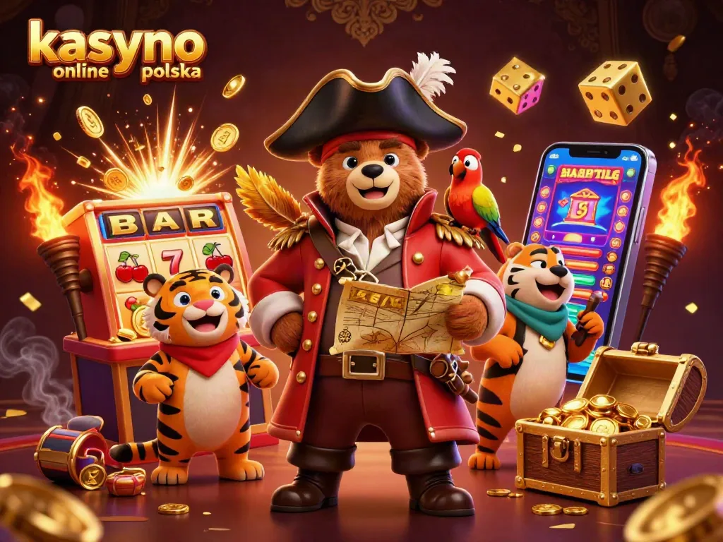 Engage in thrilling gaming action at kasyno online polska with jackpot slots and vibrant casino elements.