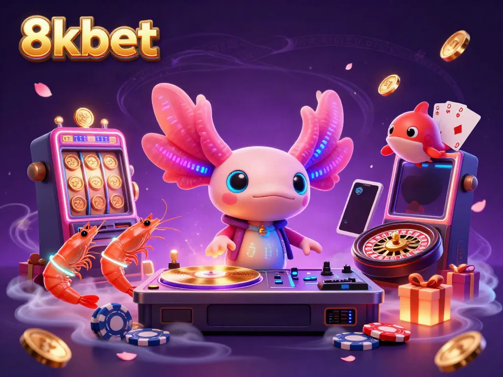 Experience high-energy gameplay at 8kbet with vibrant characters, slot games, and casino excitement.