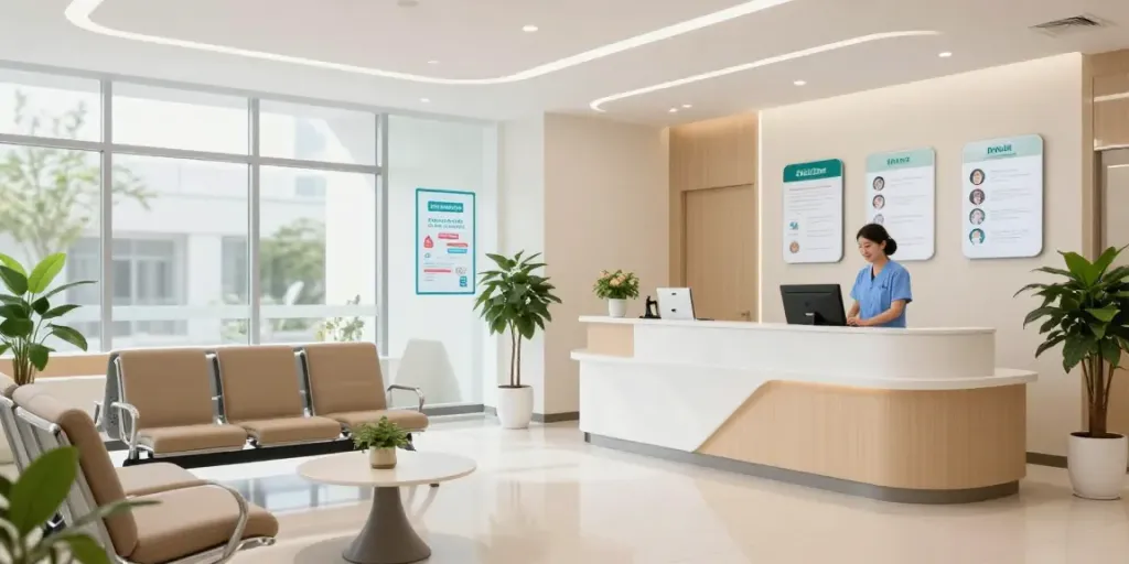 link slot in a welcoming healthcare environment showcasing medical services and patient care at a modern health clinic.