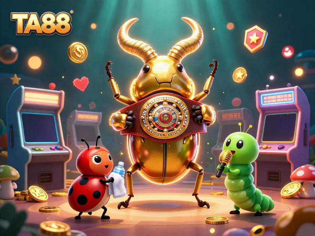 Engage in immersive gaming with TA88's vibrant casino elements highlighting fun and camaraderie.