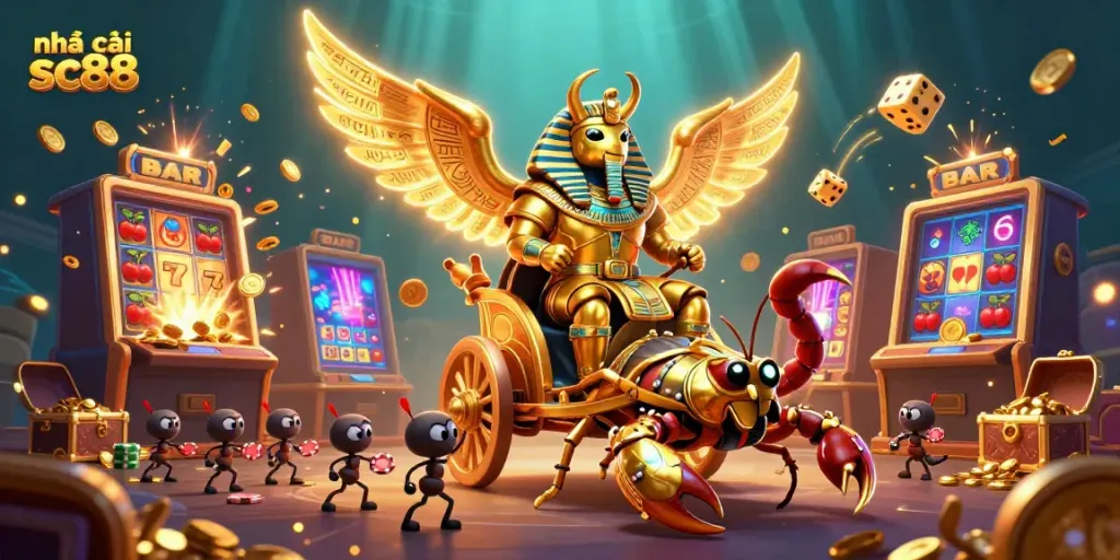 Engage with the dynamic casino experience at nhà cái sc88 featuring exciting characters and game elements.