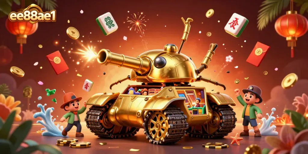Experience thrilling gameplay in the miniature casino within the massive golden beetle tank, featuring ee88ae1 elements.