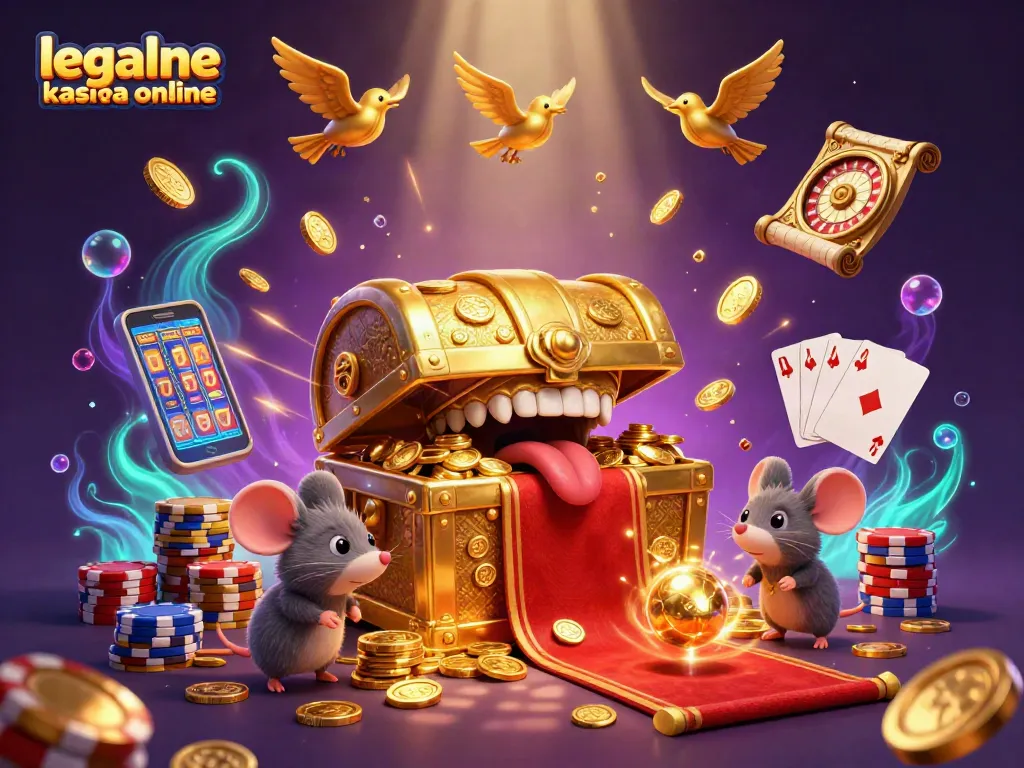 Win at legalne kasyna online with adventures in a vibrant casino treasure scene